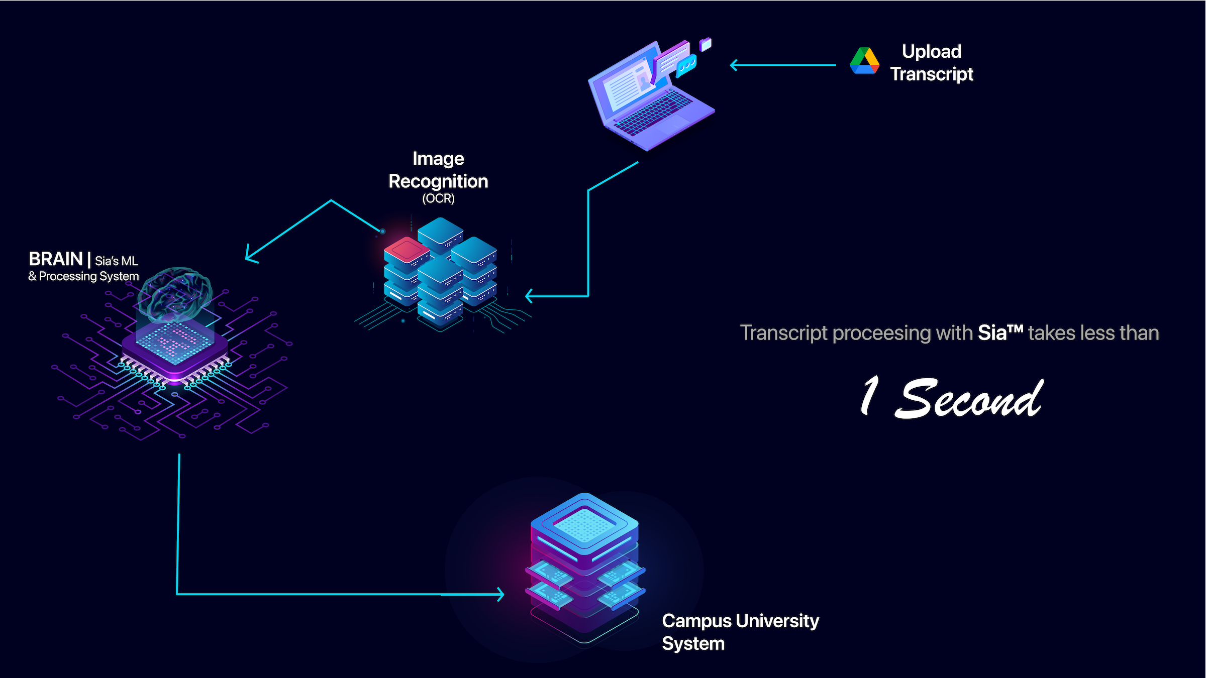 transcript processing illustration